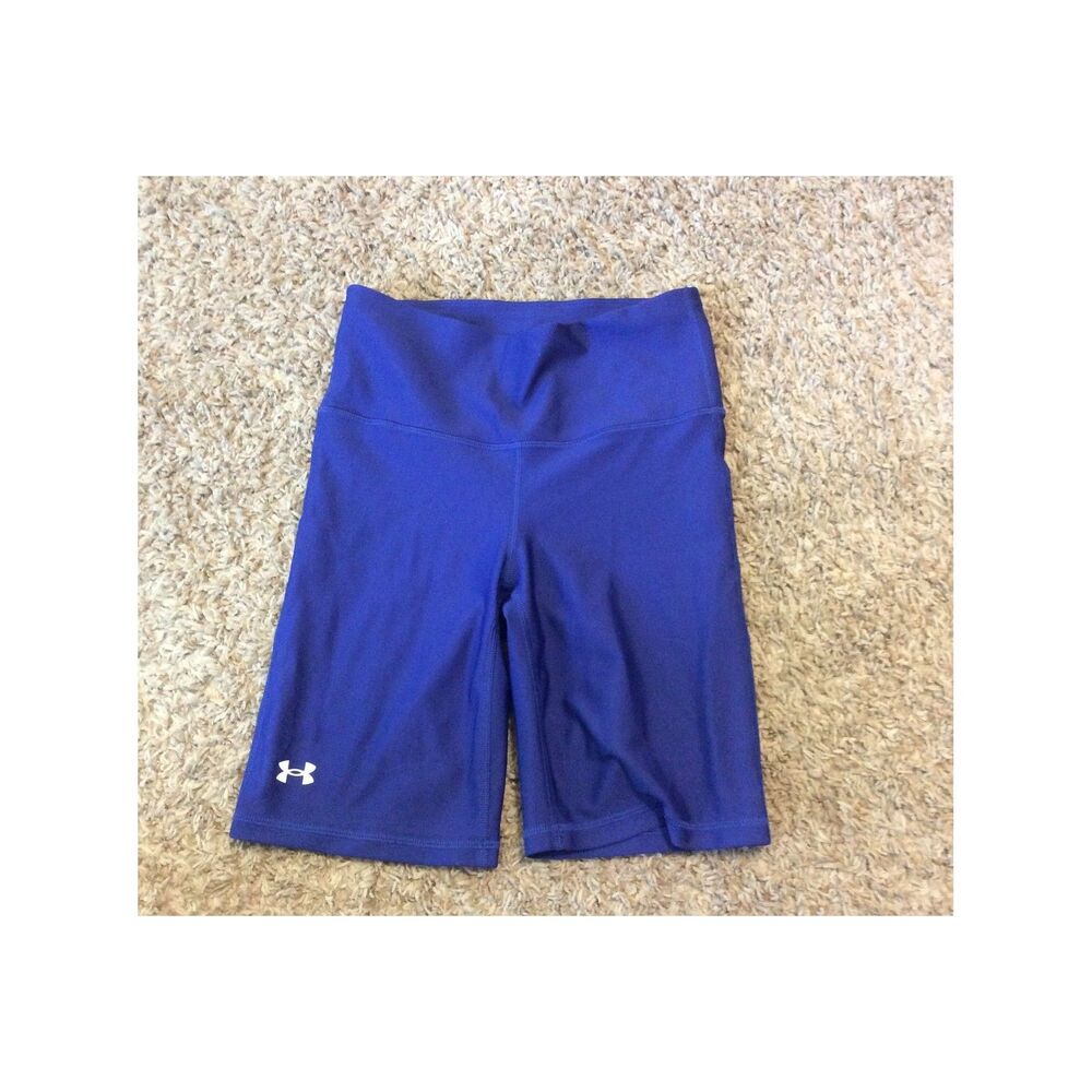 Under Armour XS Blue Compression Biker Shorts - Excellent!